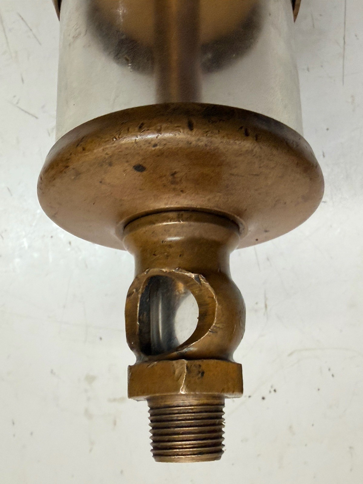 LUNKENHEIMER No. 4 SENTINEL BRASS Oiler Hit Miss Gas Engine Antique OLD STYLE
