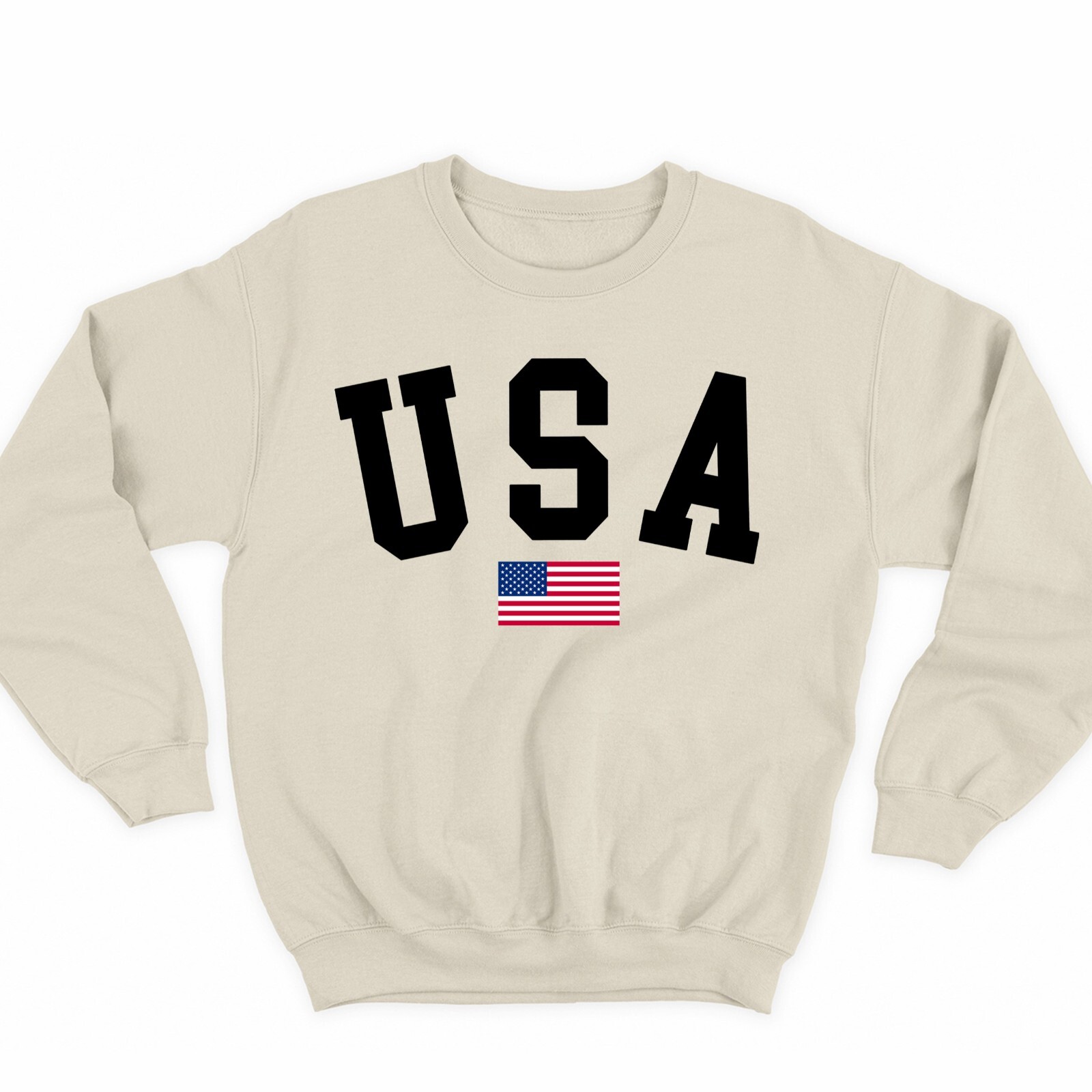 USA Sweatshirt Flag Sweatshirt 4th of July Sweatshirt Independence Day Crewneck