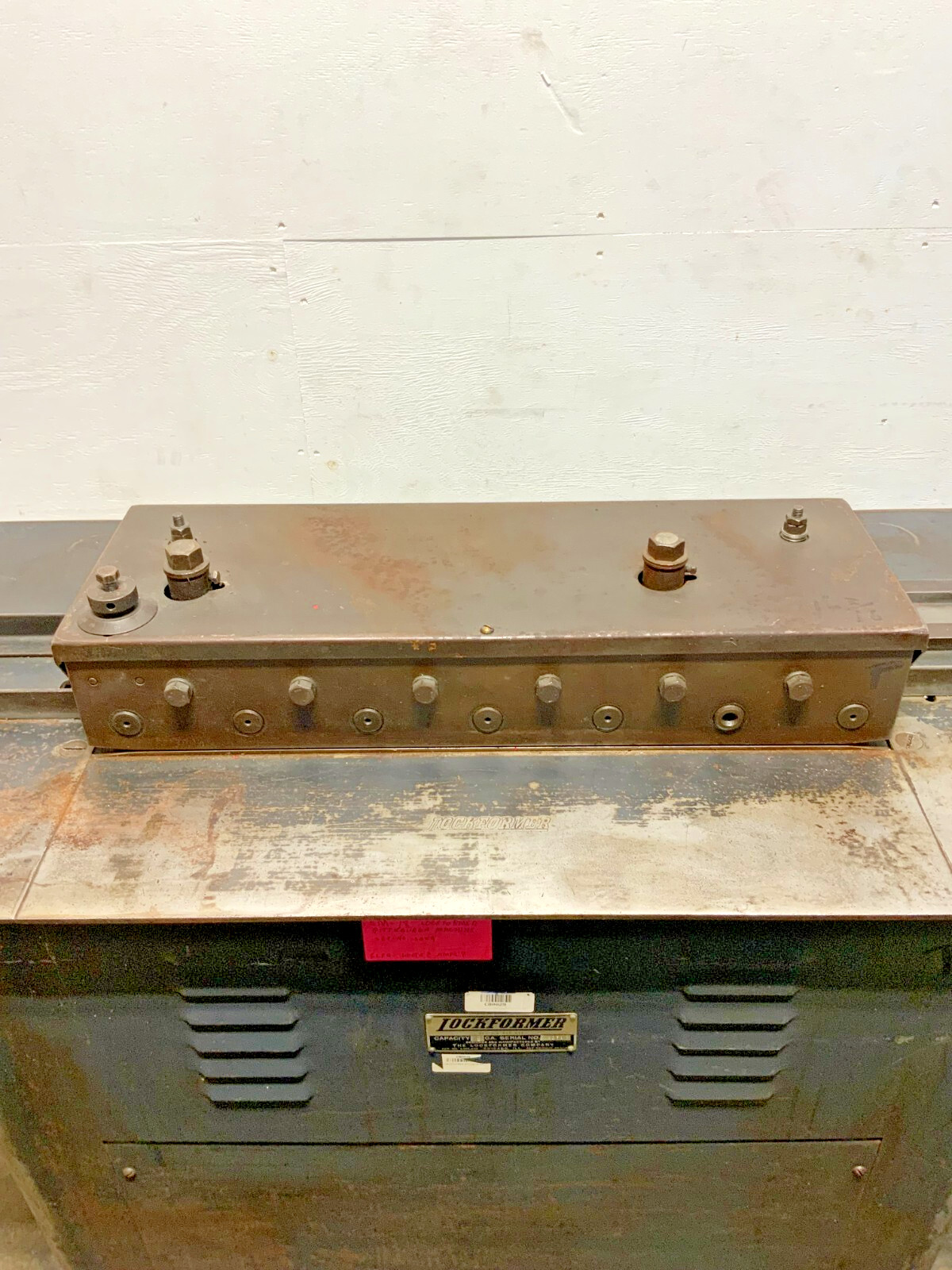 Pittsburgh Lockformer 18 GA Gauge Roll Cleat Former Power Flanger Machine D11B