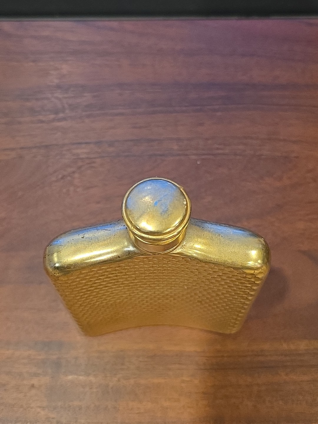 Godinger Sliver Plate Flask Repousse Geese 1985 In Great Condition