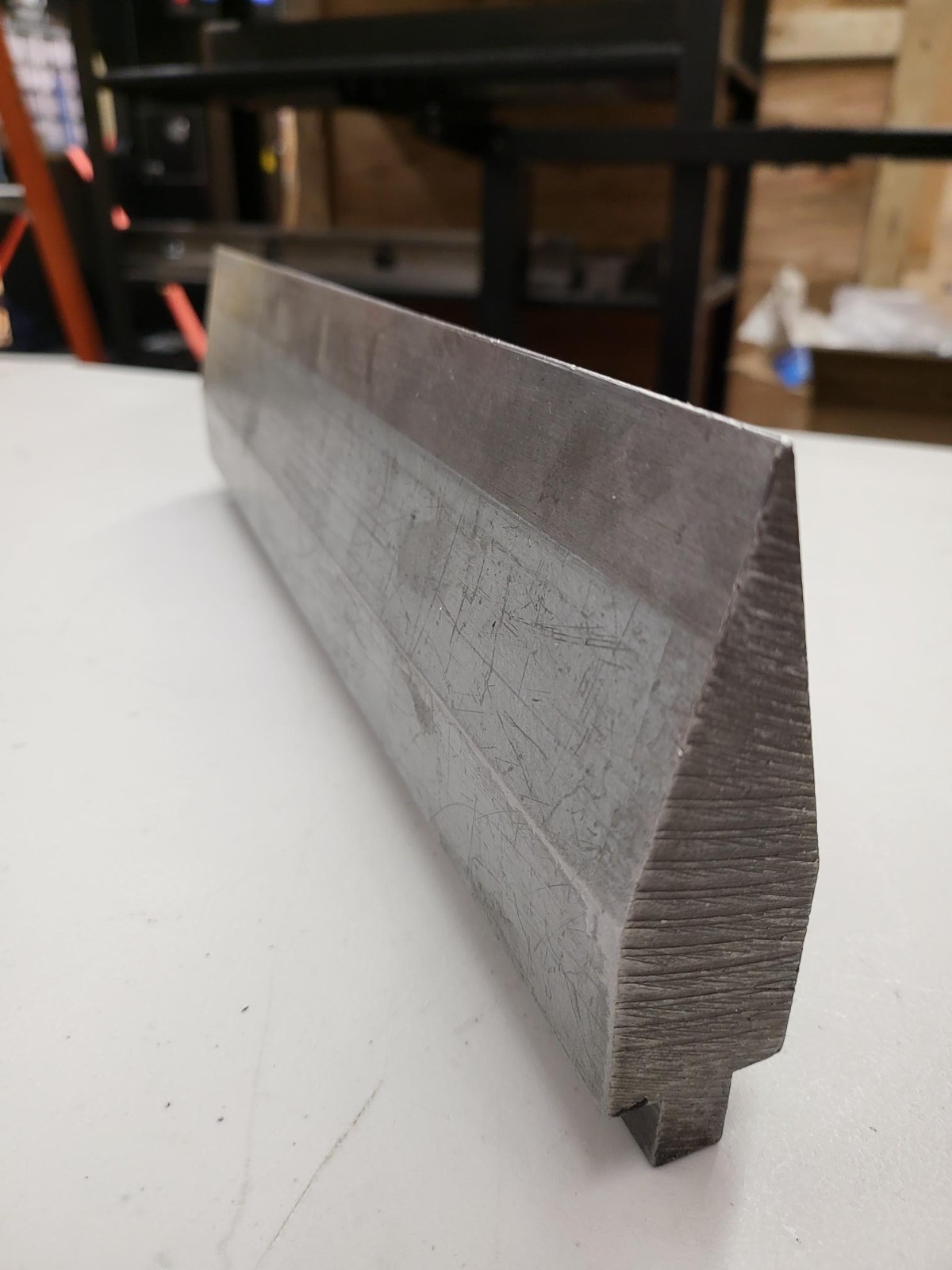 Sharp Acute Press Brake Punch 15 3/8" Long 4.5" Tall X 1.25" Wide SEE NOTES BTB1