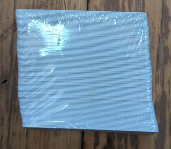 Magnetic Stripe Blank PVC Cards - 100 pack