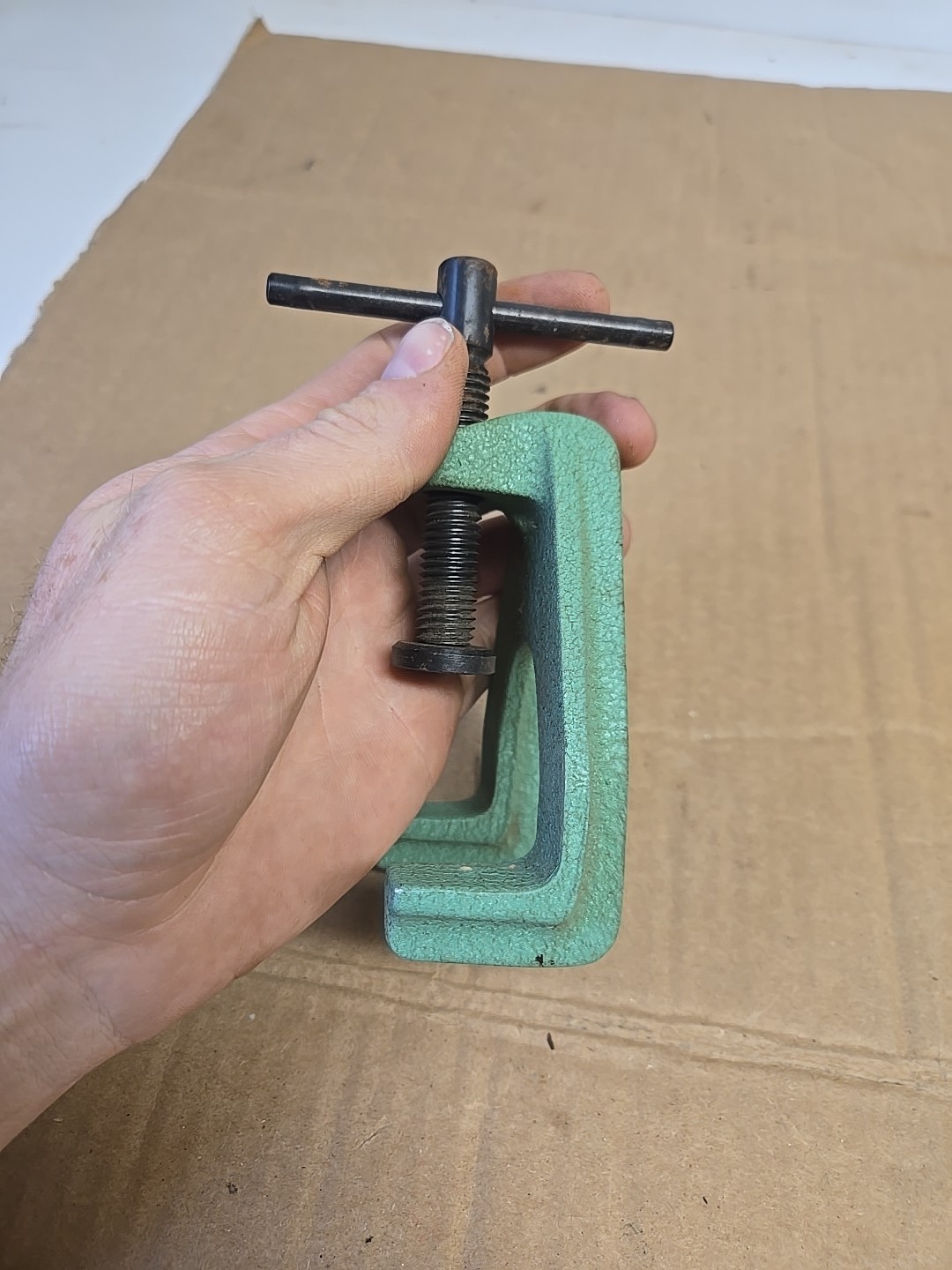 VINTAGE GREEN REDDING DOUBLE "C" CLAMP FOR LUBRISIZER - FREE SHIPPING