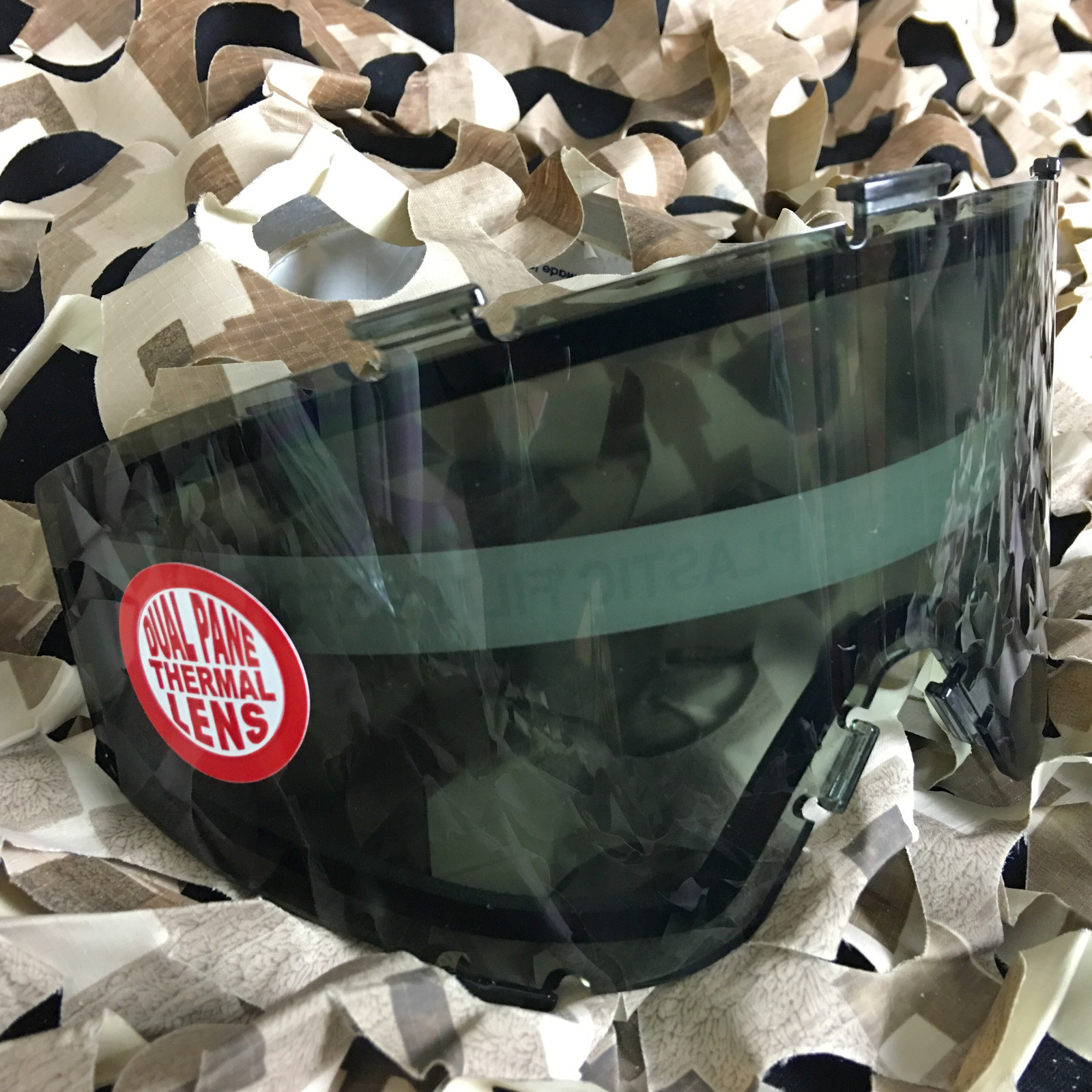 NEW JT Spectra & Flex Paintball Mask Dual Pane Thermal Anti-Fog Lens - Smoke