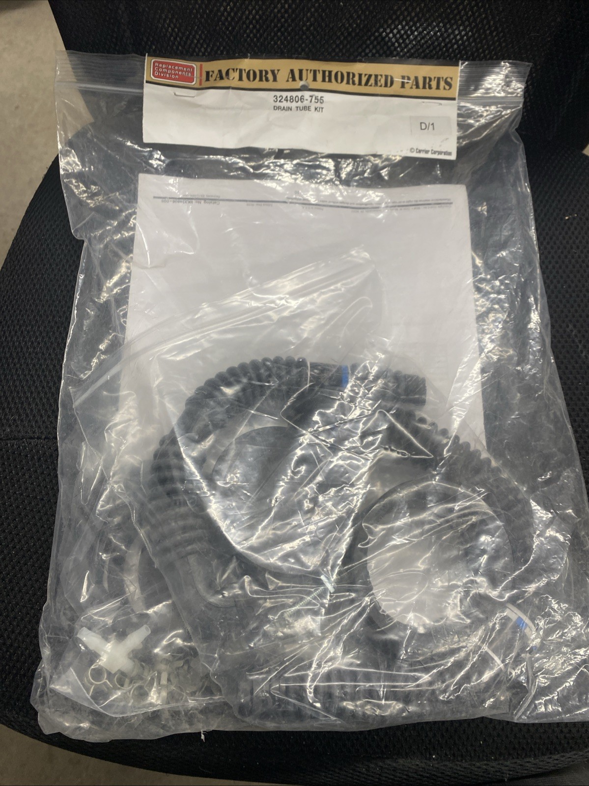 Carrier Drain Tube Kit 324806-755