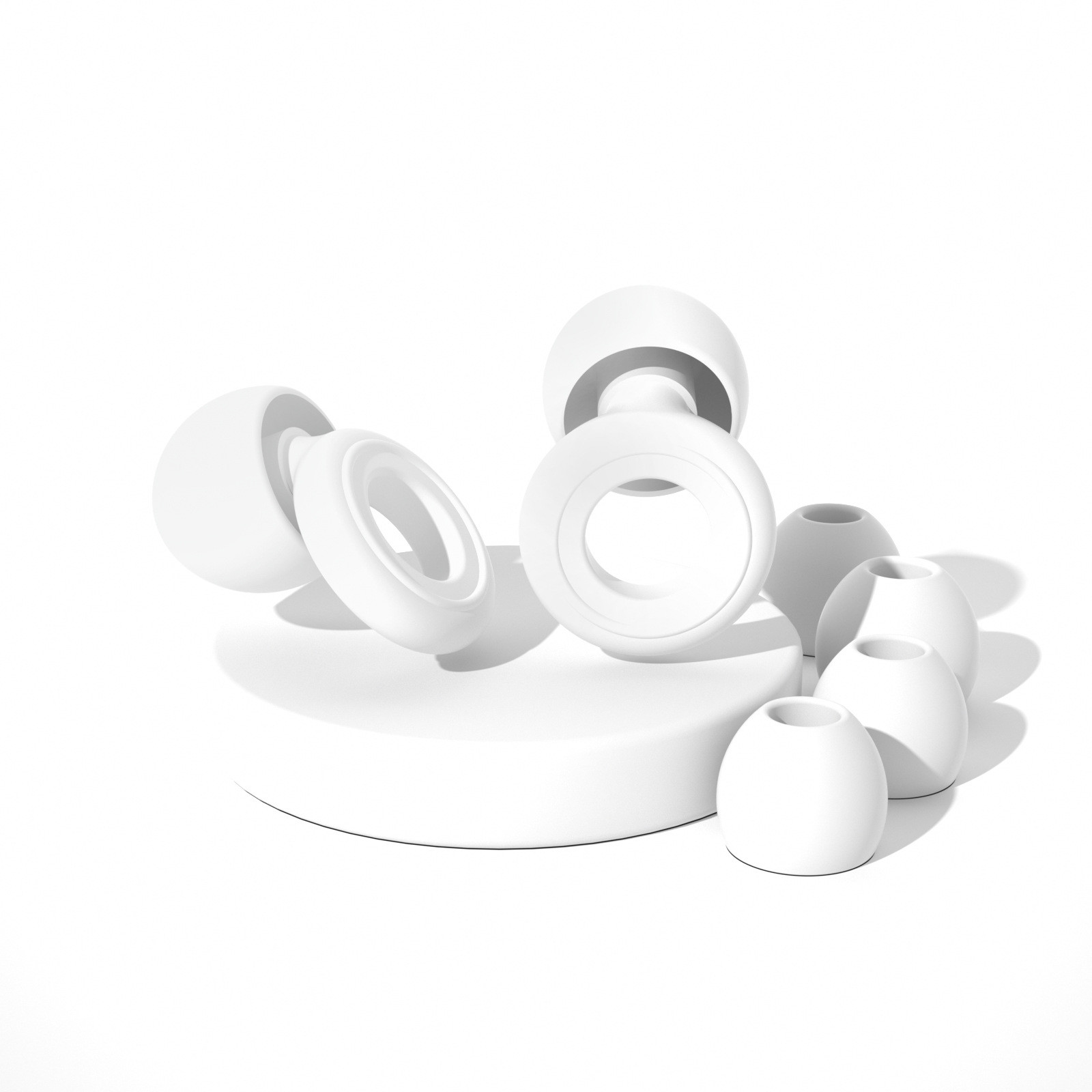 Reusable Silicone Ear Plugs Noise Cancelling Earplugs Protector Study Sleep Swim