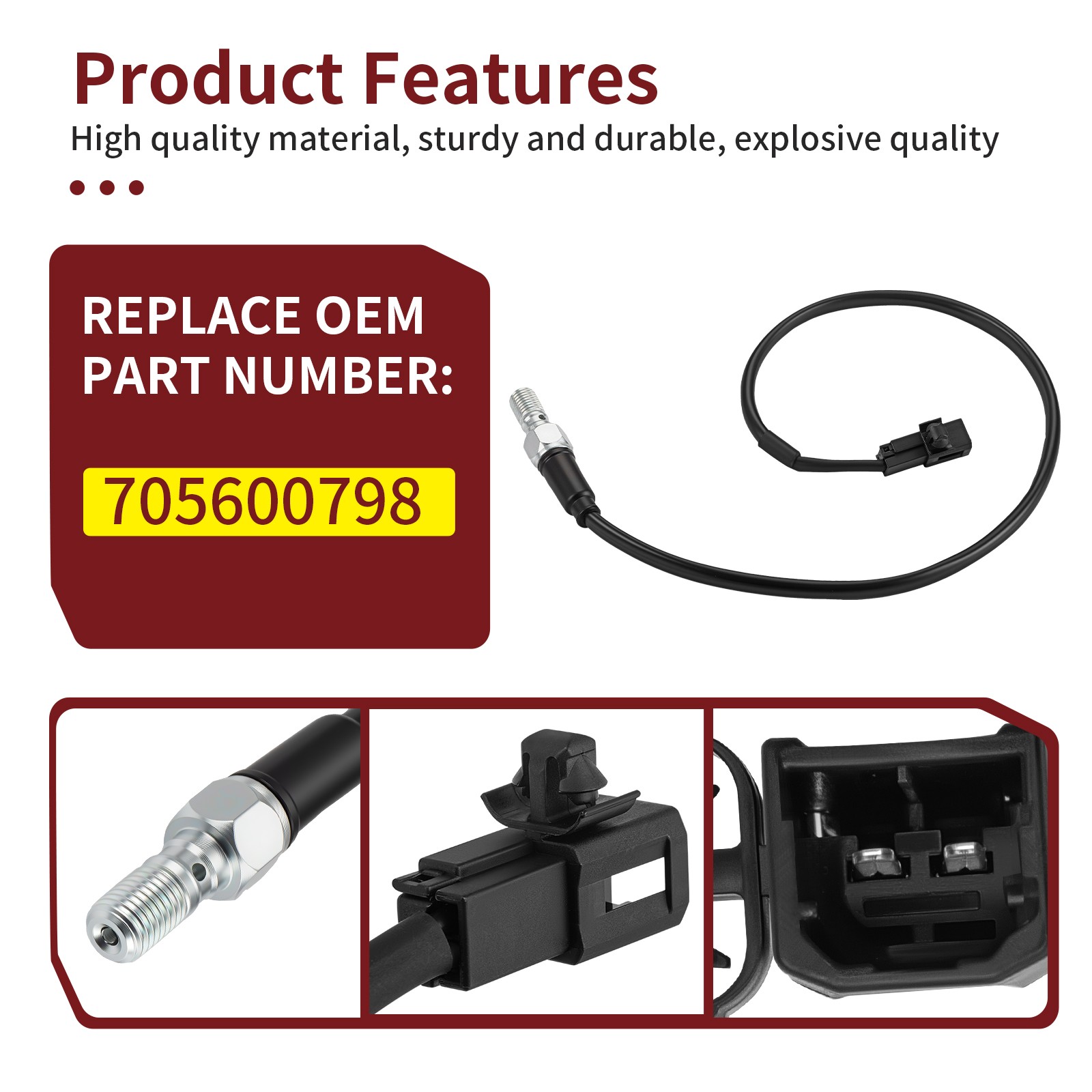 Brake Light Switch 705600798 For Can-Am Outlander 400 Max 400 2010-2013 2014