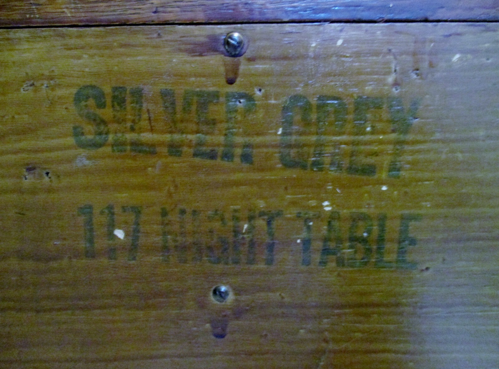 Mid-Century Modern Walnut Three-Drawer Nightstand in Style of Robsjohn-Gibbings