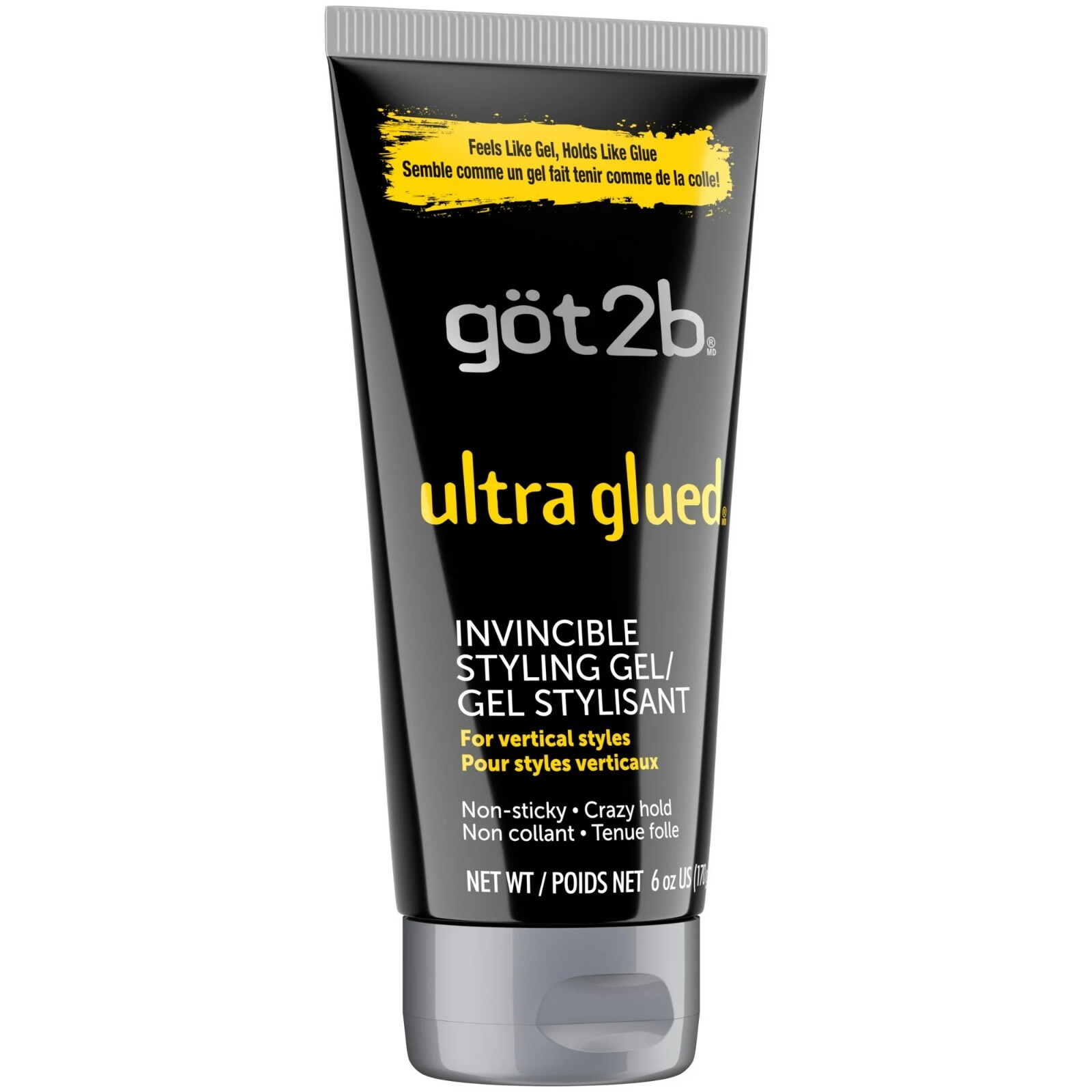 Got2b Ultra Glued Invincible Styling Hair Gel, 6 oz (Pack of 3) Free Shipping