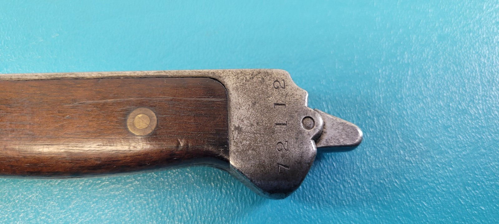 Danish Model 1889 Krag Jorgensen Rifle Bayonet Knife + Scabbard Denmark TR154