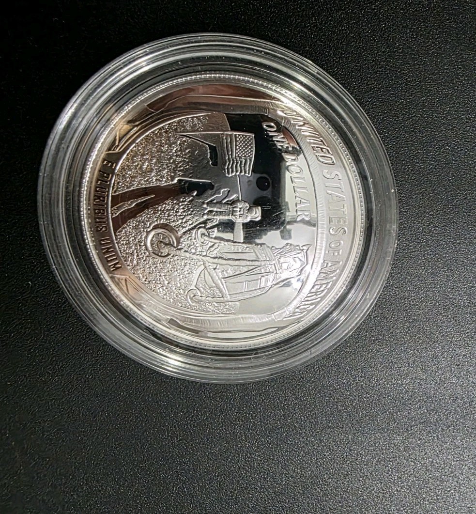 2019 P Apollo 11 Silver Dollar First Moon Landing SOMETHING DIFFERENT🔥AND COOL
