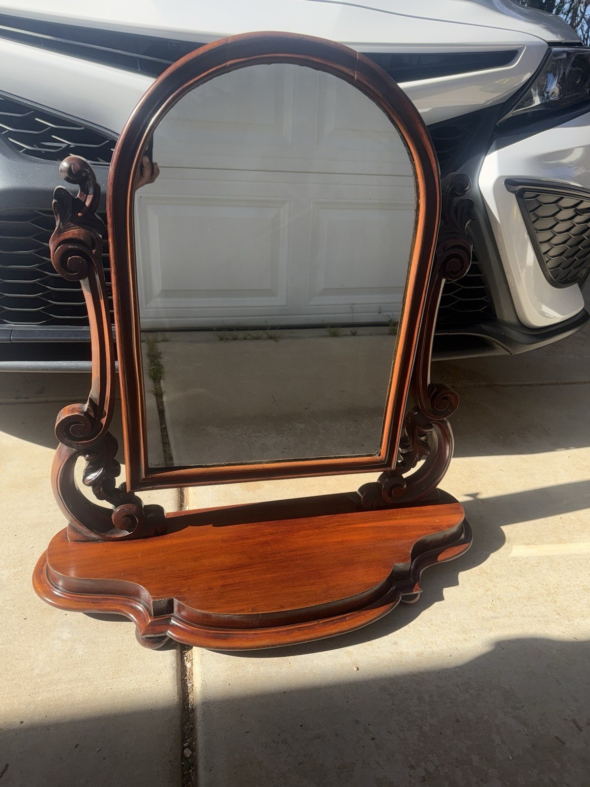 VICTORIAN TABLE TOP DRESSING MIRROR