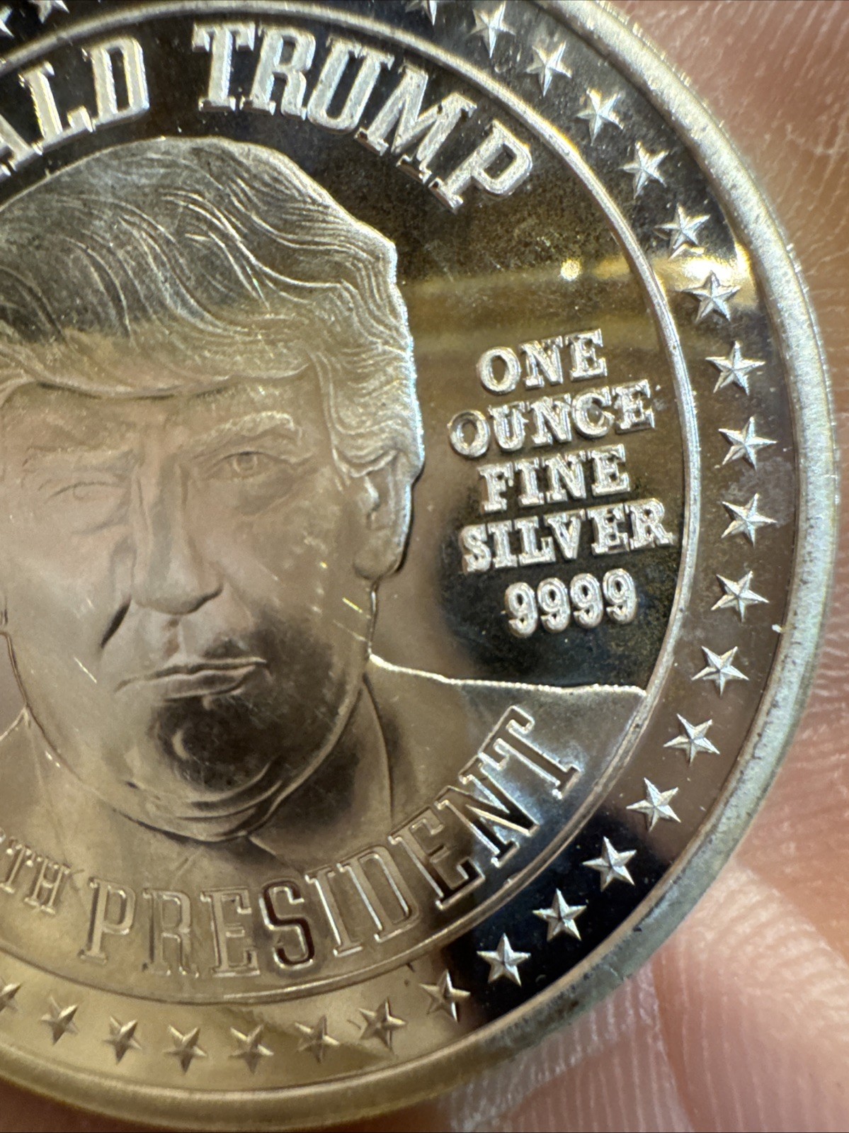 Donald Trump Ben Garrison Silver .999 1oz MAGA Coin 45th President