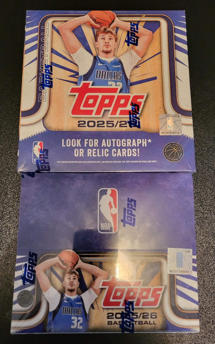 2025-26 Topps Basketball 14 Card Mega Pack + 14 Card Hanger Pack = 28 cards
