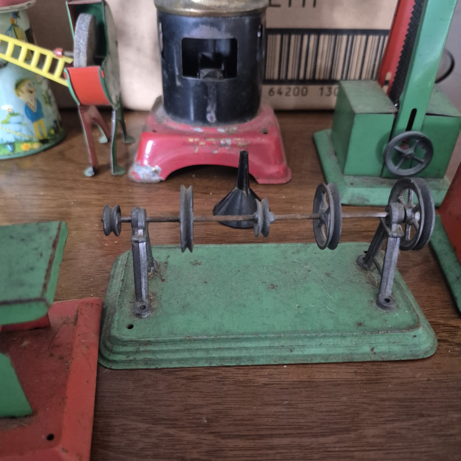 Vintage Fleischmann 105-1 Vertical Live Steam Engine Western Lot Gremany