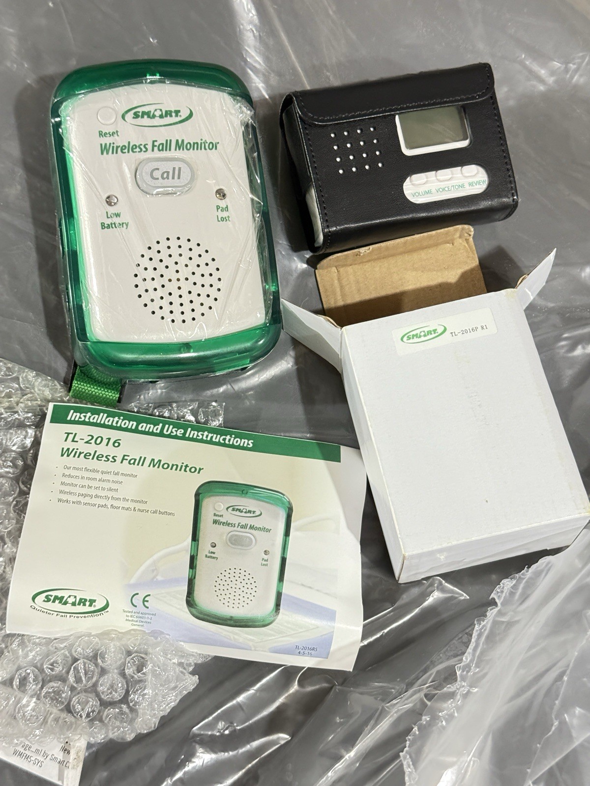 Wireless Alarm & Pager Weight Sensing Floor Mat Elderly Fall Prevention System