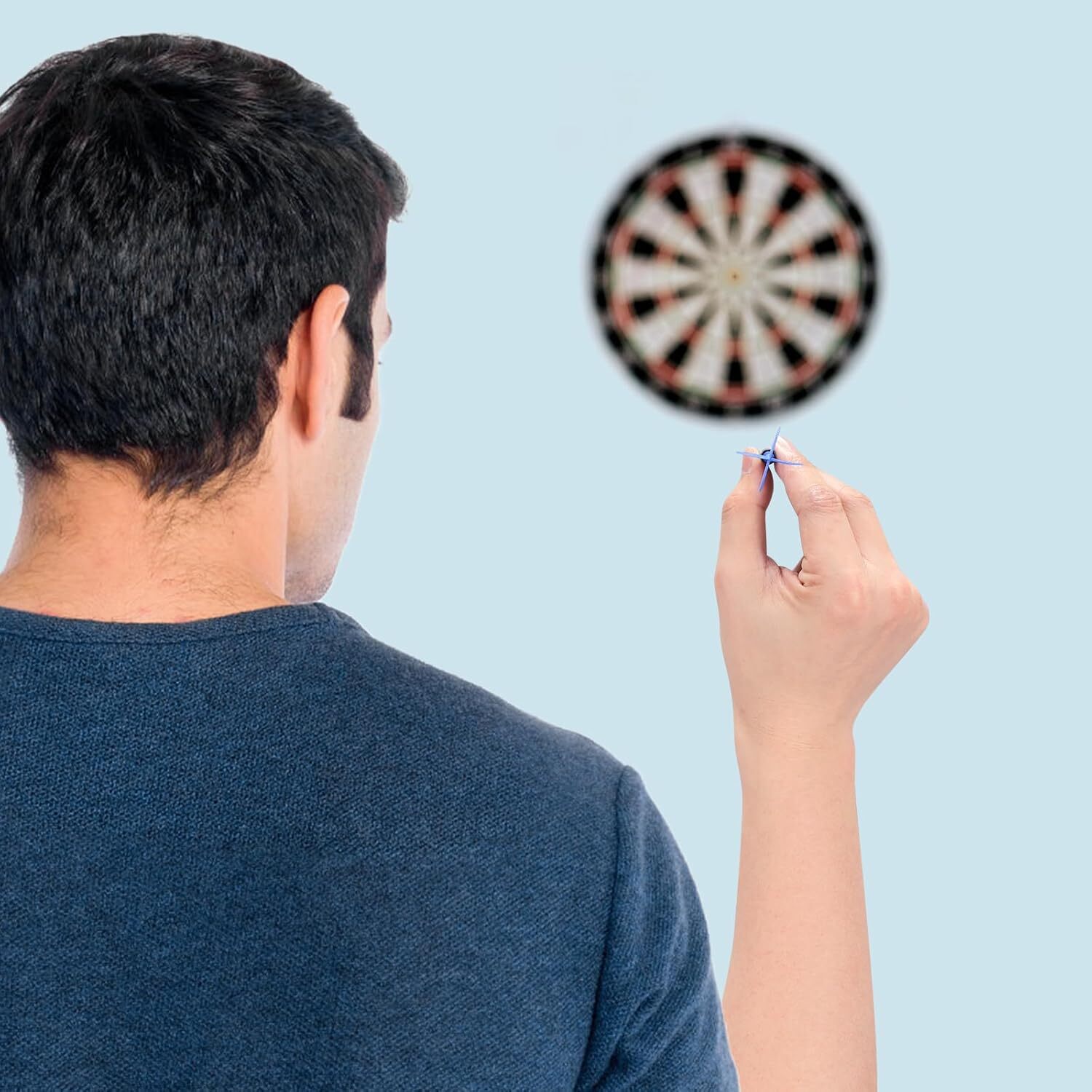 12 Pcs Soft Tip Darts Bar Dart Plastic Tip Darts Set Attach Extra 100 Black 2