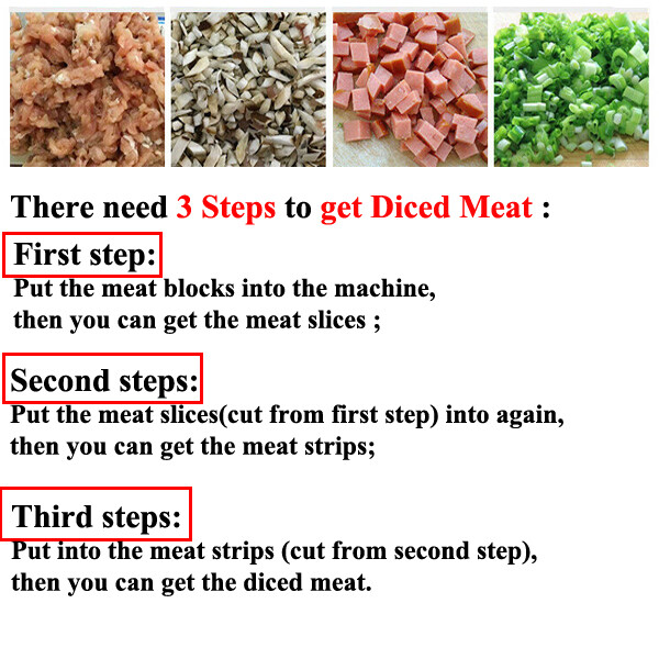 Commercial Meat Cutting Machine Stainless Steel Electric Meat Slicer Cutter 850w