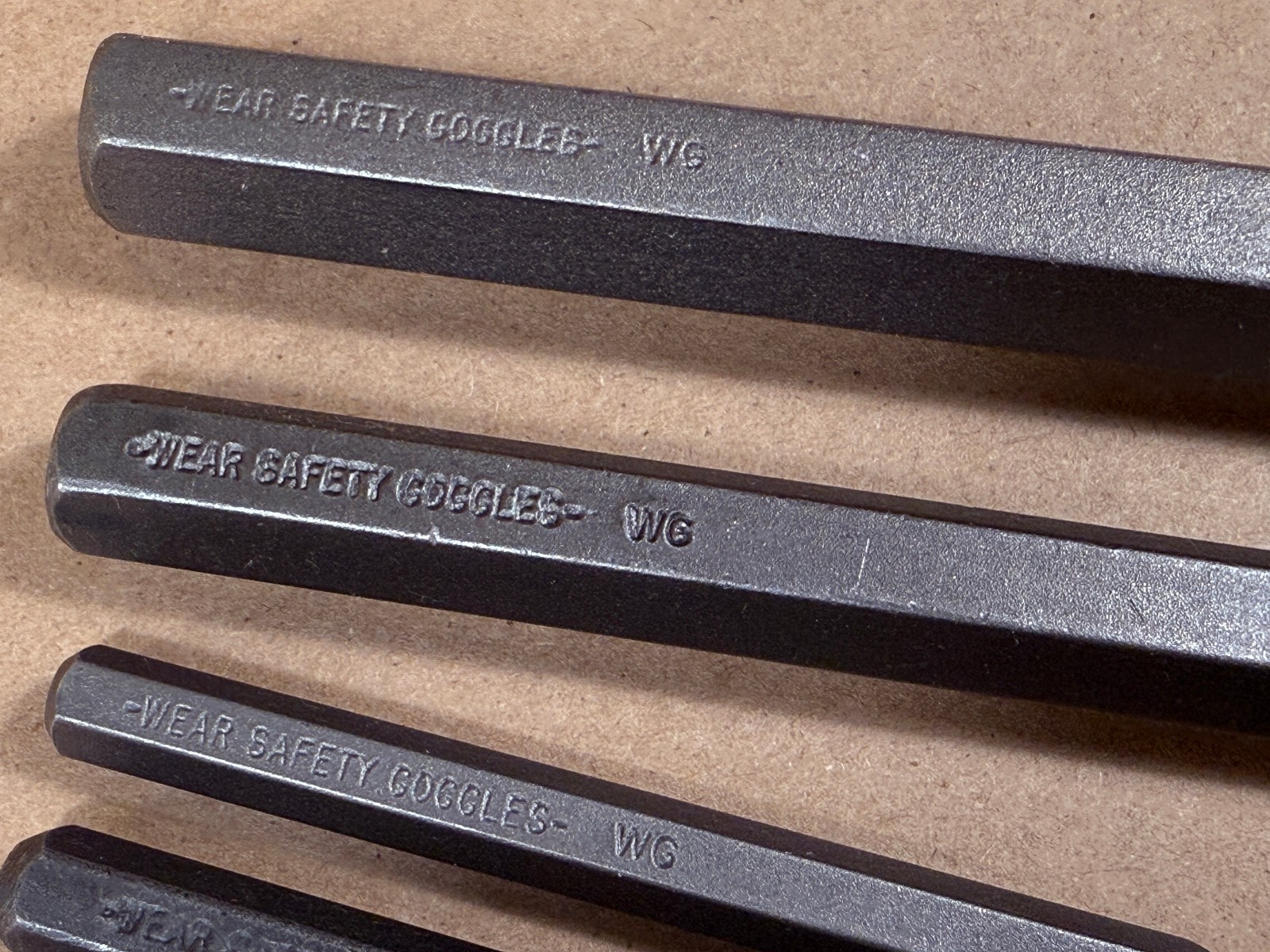 New - 5 Piece Blackhawk USA Aligning & Drive Punch Pin + Cold Chisels -FREE SHIP