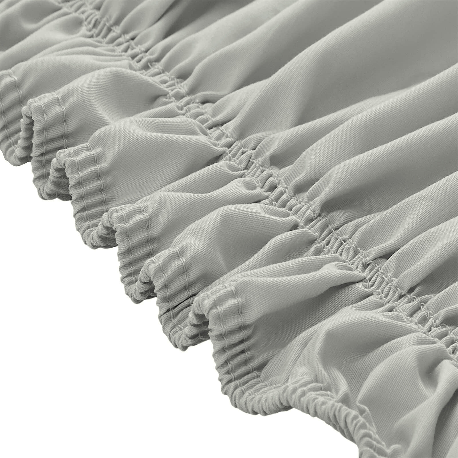 Elastic Dust Bed Ruffled Skirt Wrap Ruffle Around Bed Dressing Easy Fit 15"Drop
