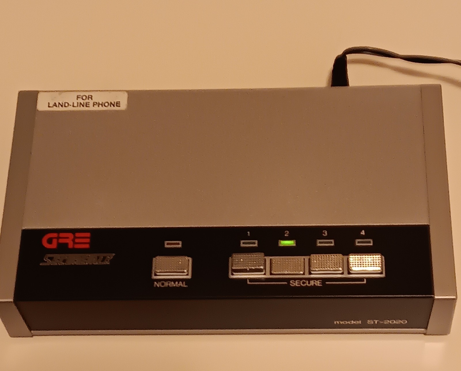 GRE America Secure Talk ST-2020 Speech Device (De-Scrambler) Rare Vintage - New?