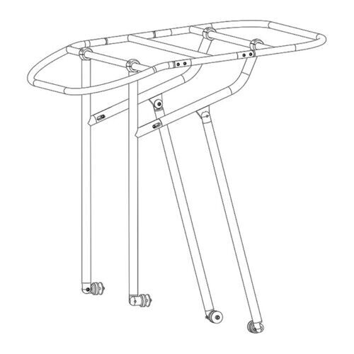 Dolphin Smart Heavy Duty Boat T Top Height Adjustable Fishing T Top Anodized
