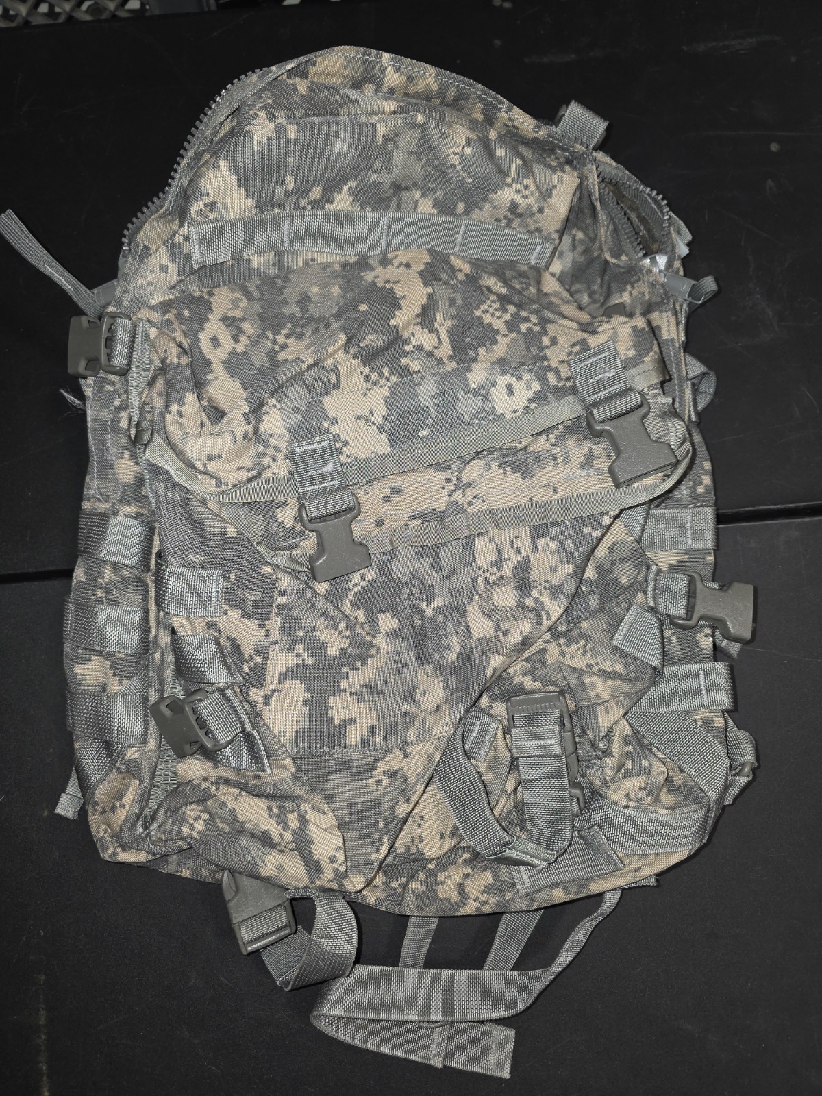 LOT Army MOLLE UCP woodland pouches assault pack protective undergarment gloves