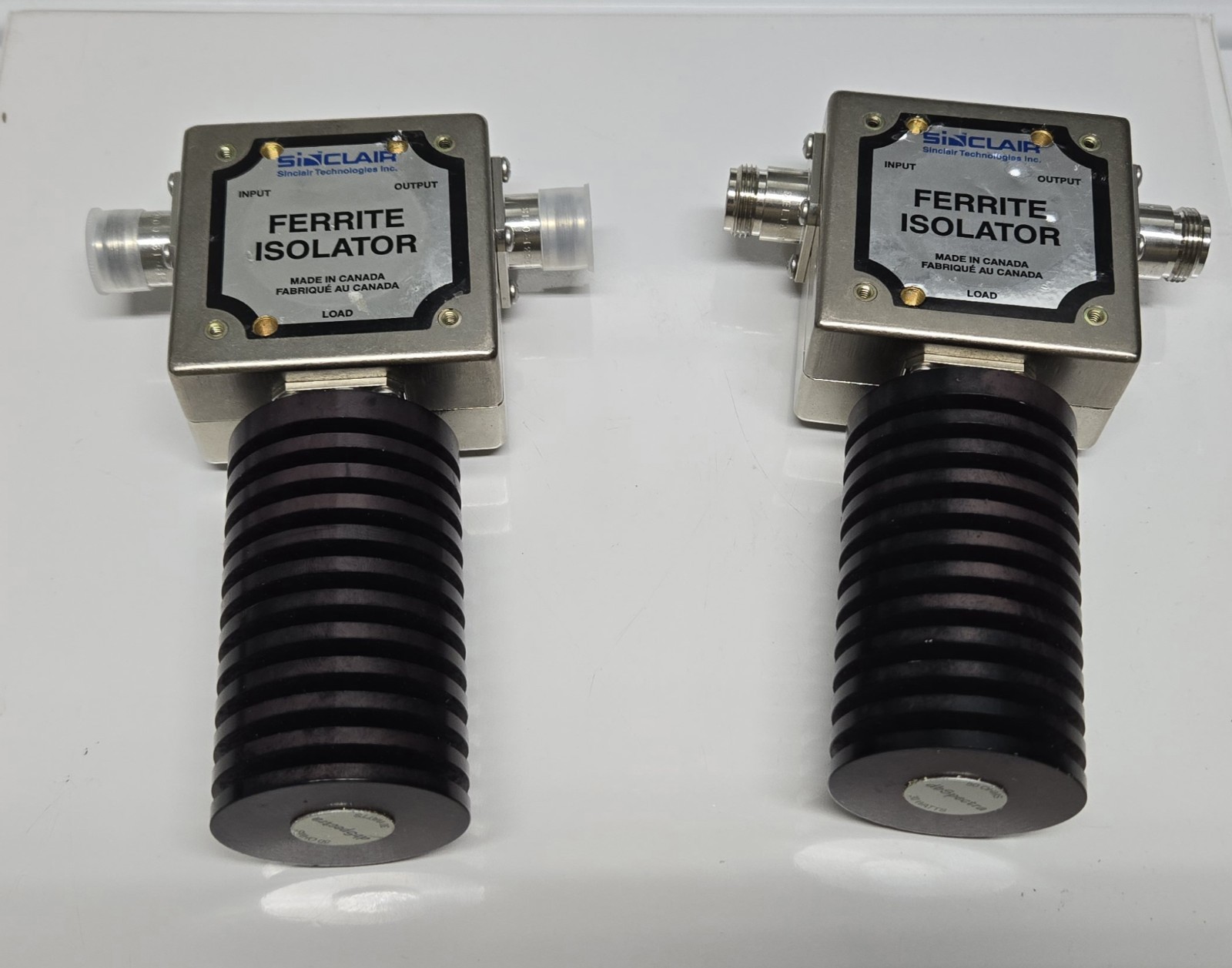 (2) Sinclair - Single Stage Ferrite TX Isolator Circulator 144-174 Mhz Ham VHF