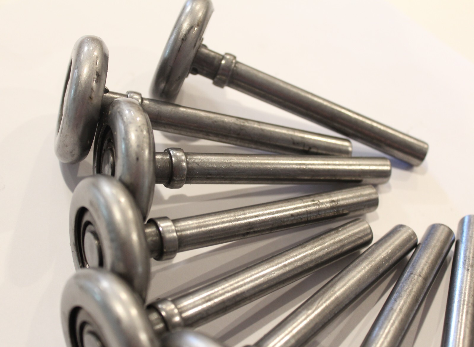 10 PACK 2" Steel Short Stem Garage Door Rollers - 10 Ball Bearing Roller