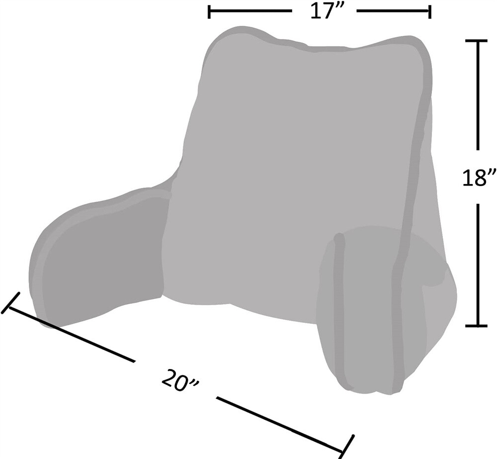 Super Soft Plush Backrest Pillow Bed Cushion Support Reading Back Rest Arm Chair