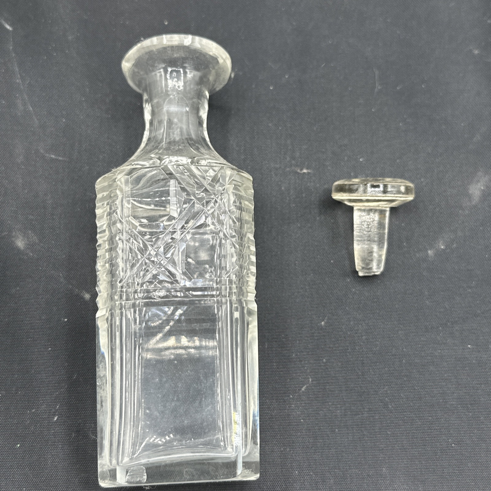Footed 19th century silverplated cruet (maybe) Charles Ellis & Co w/ 3 Bottles