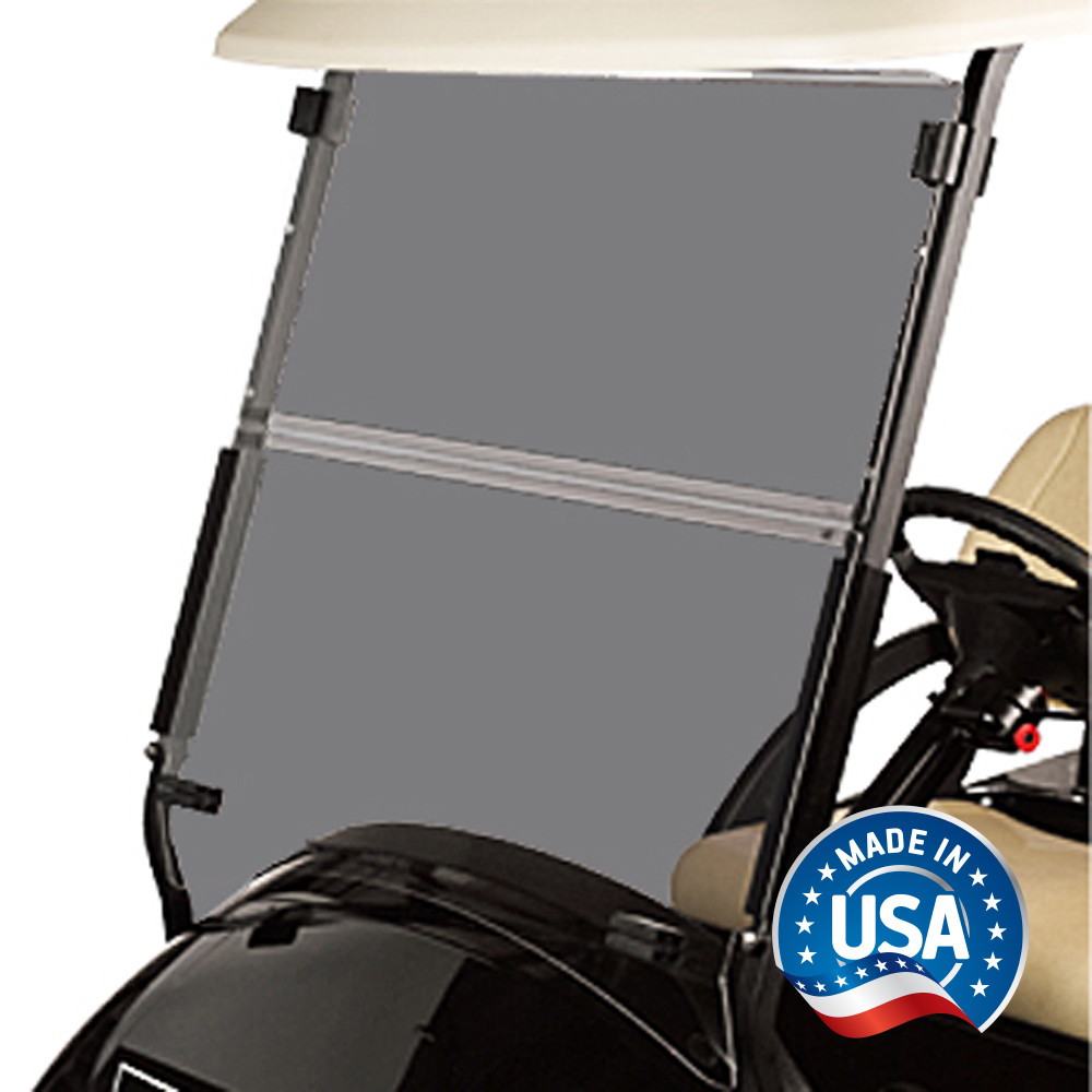 Club Car Precedent (04-21) Golf Cart Fold Down Windshield - Tinted