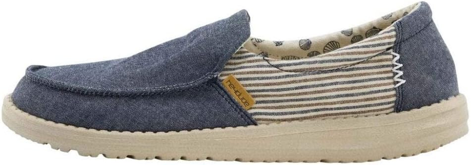 Hey Dude Women's Misty Blue Barbados Slip-On Loafers Shoes - Size 6