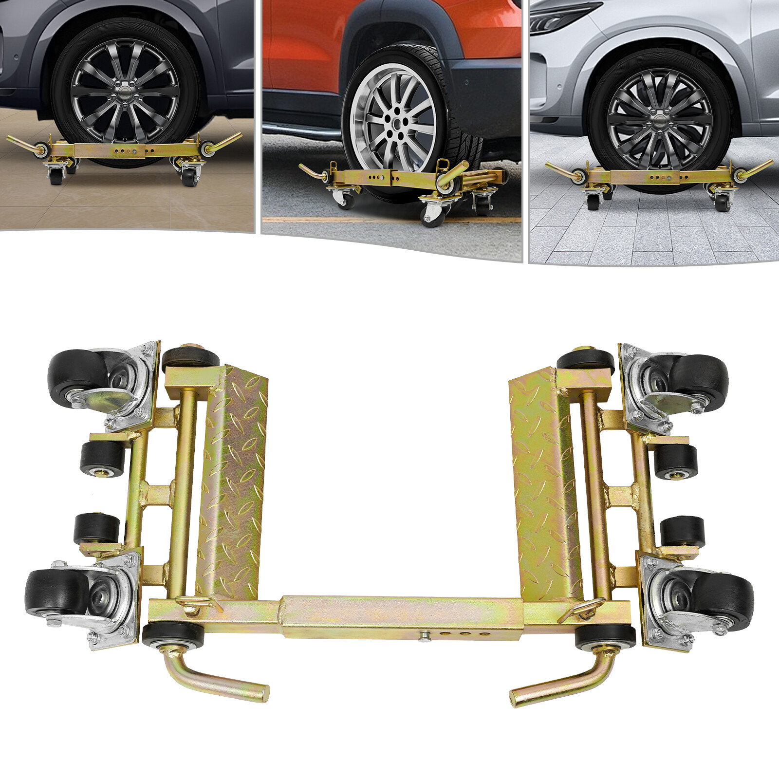 1T Wheel Dolly Tire Jack Lift Vehicle Positioning Moving Car Wheel Dolly 2200LBS
