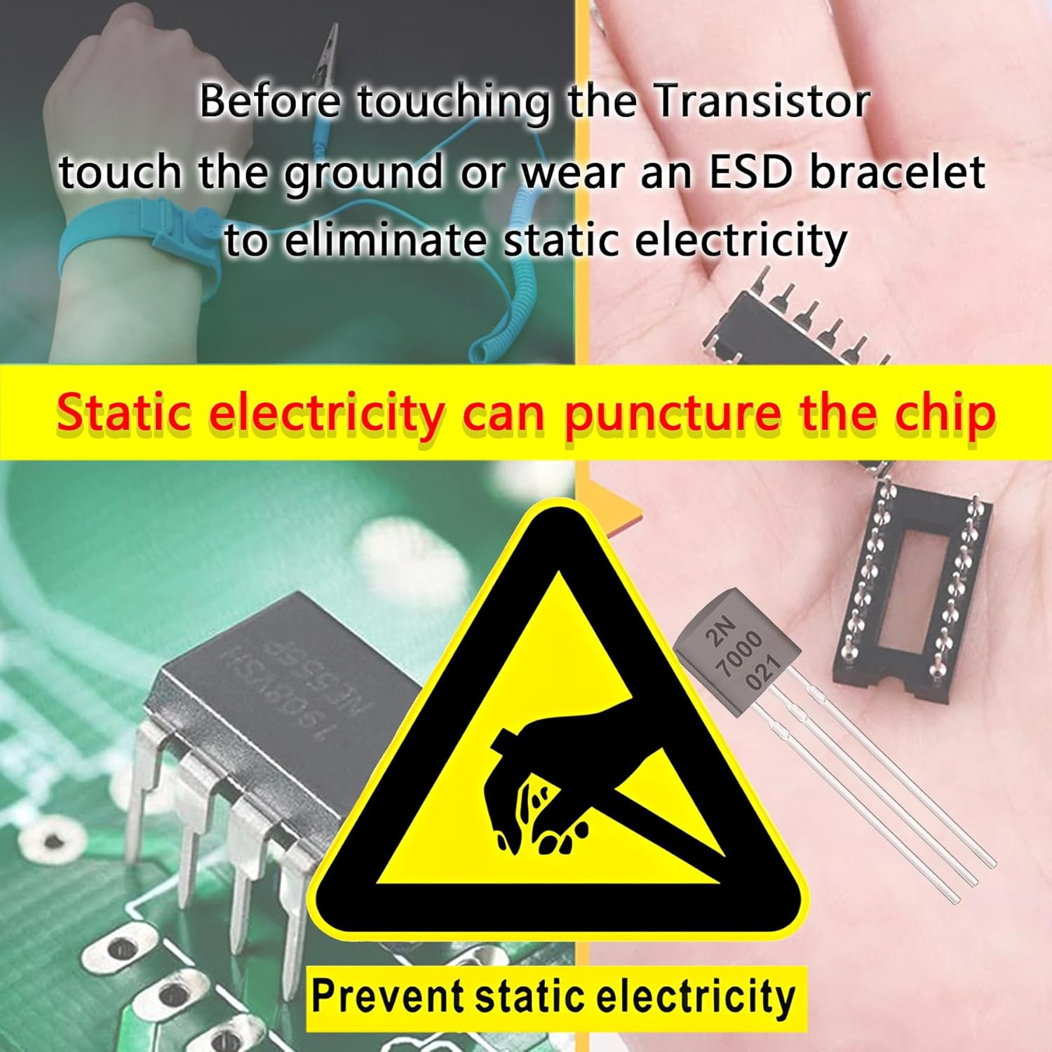 31 Kinds 580Pcs Assorted Type General Purpose TO92 Transistors PNP NPN Bipolar P