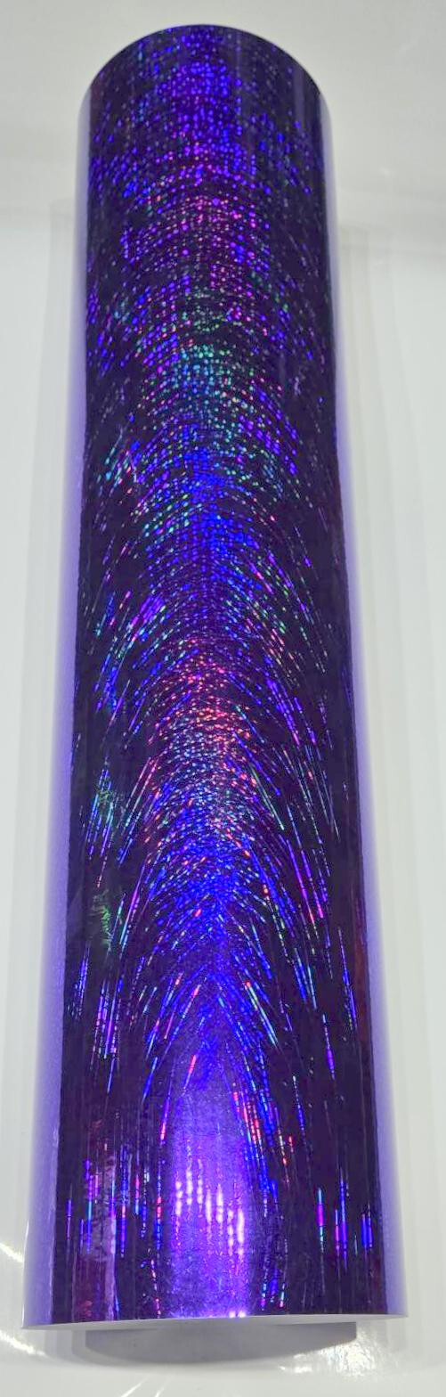 Holographic Royal Purple Light Ray Sign Plotter Cutter Vinyl Roll