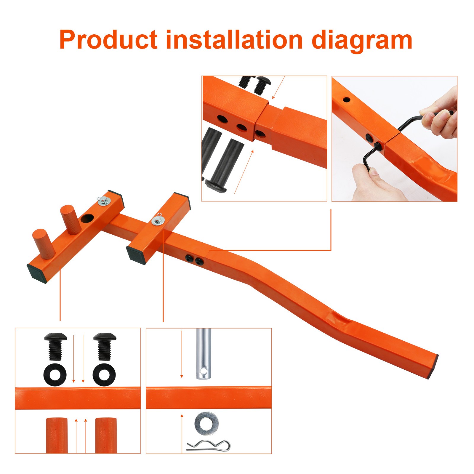 Deck Straightening Tool Steel Adjustable Deck Tool Removable Storage Deck Tool
