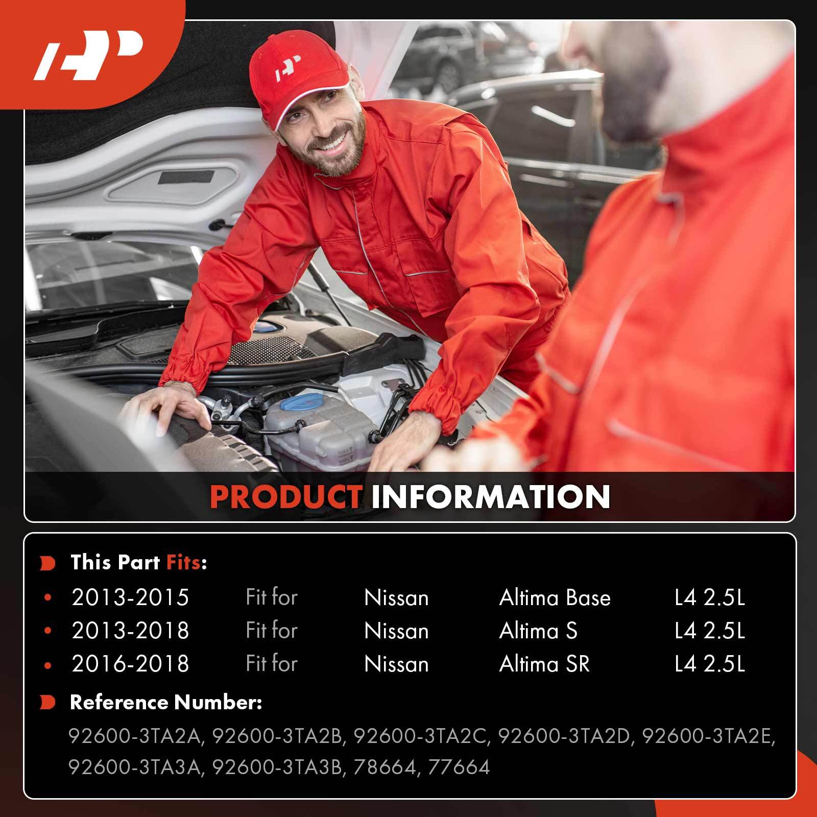 A-Premium A/C Compressor with 6-Groove Pulley for Nissan Altima 2013-2018 2.5L