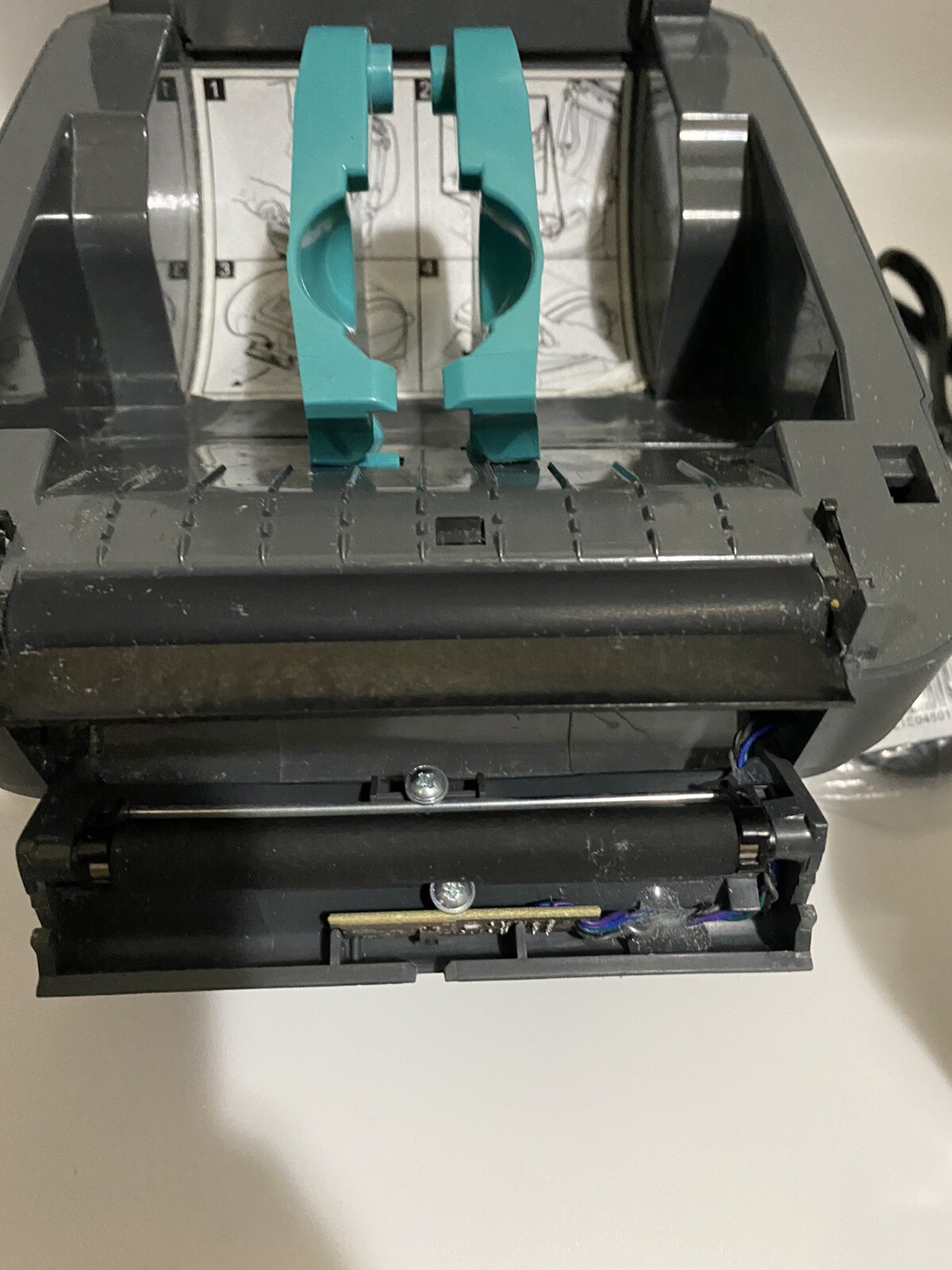 Zebra ZP450 Thermal Label Printer w free Labels & Cable RENEWED