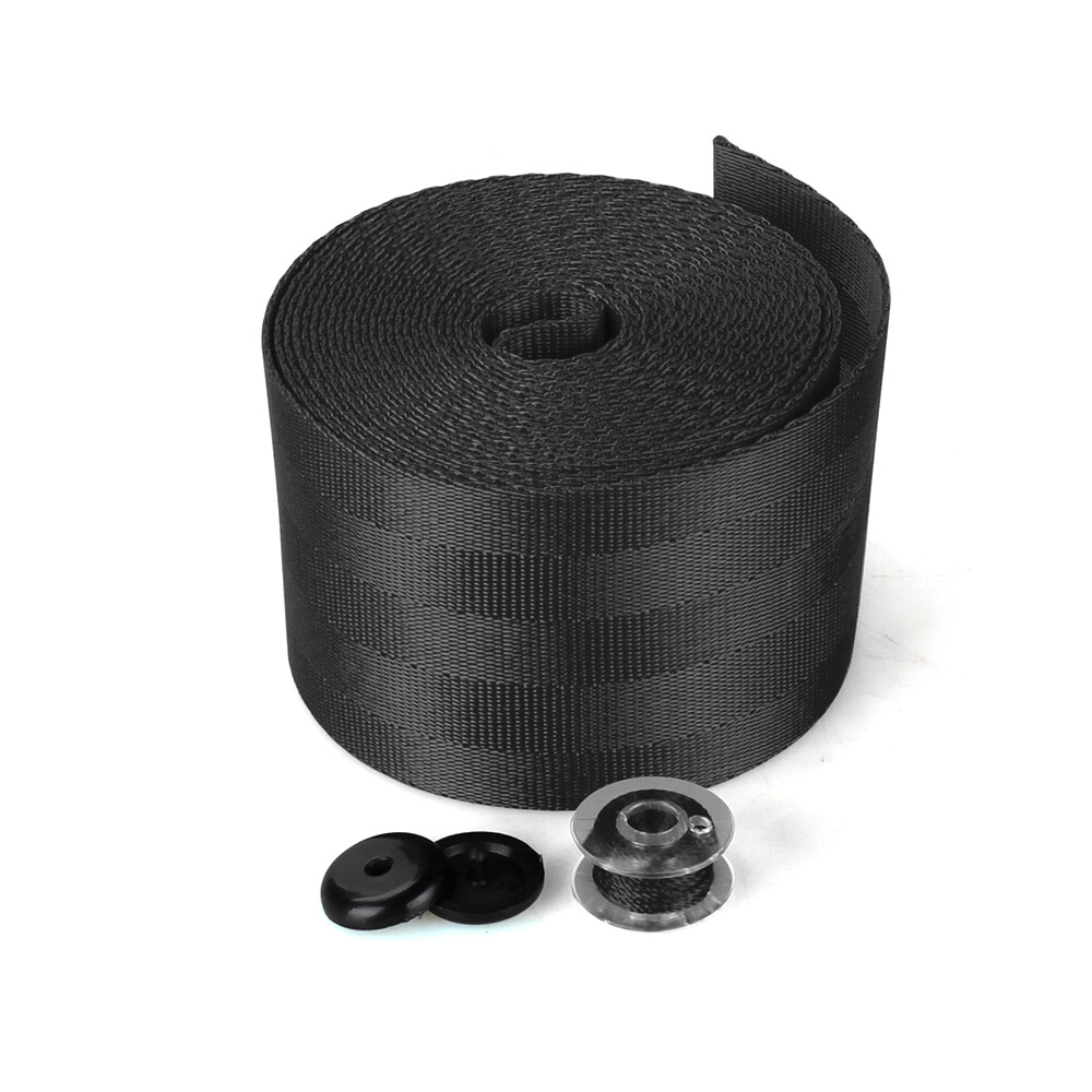 Universal 3.5M Seat Belt Webbing Racing Car Seat Safety Belt Strap Replacement