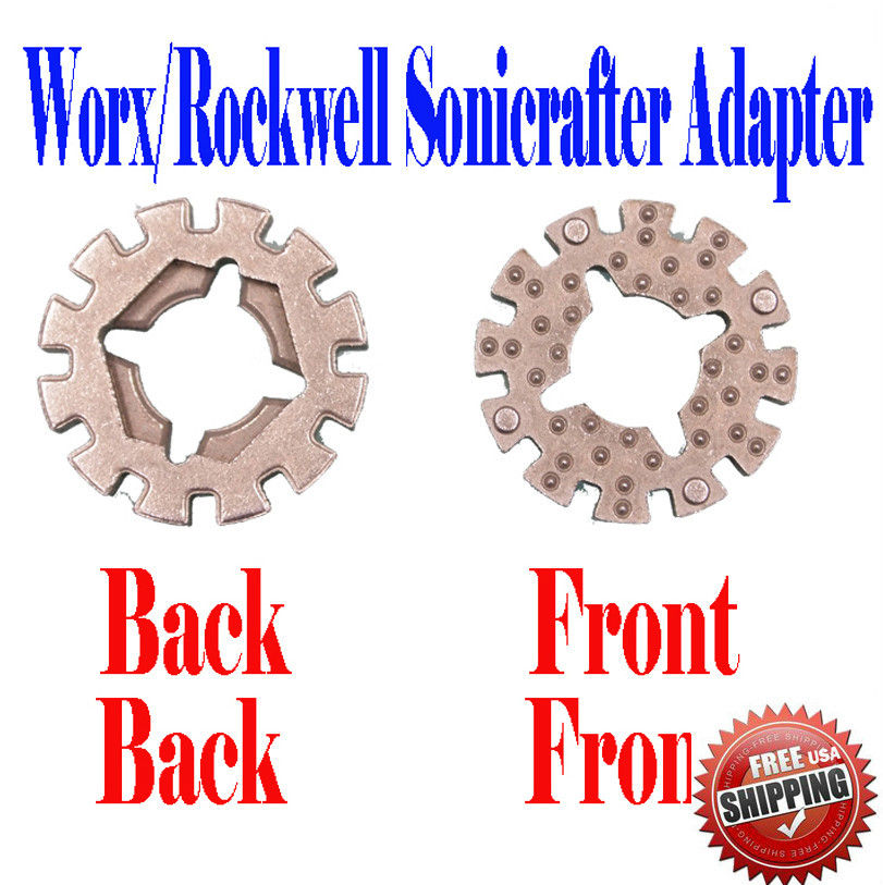 For Worx Rockwell Sonicrafter Arbor  Adapter Oscillating Multi Tool Blade Fit