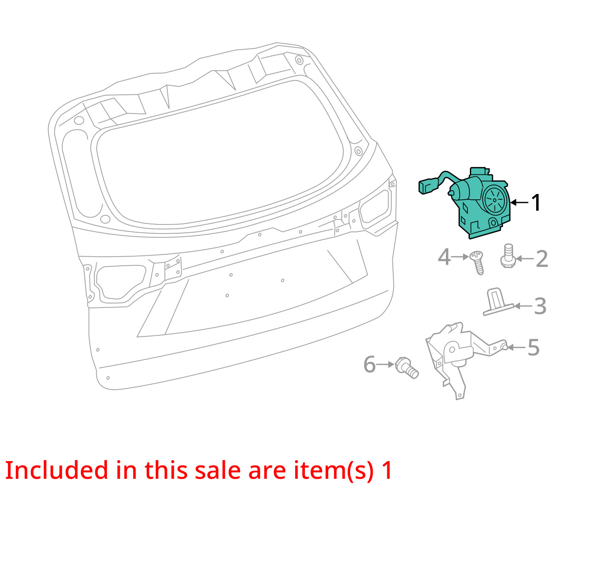 2016-2018 GENUINE! TOYOTA RAV4 Rear Liftgate Latch 69350-0E100