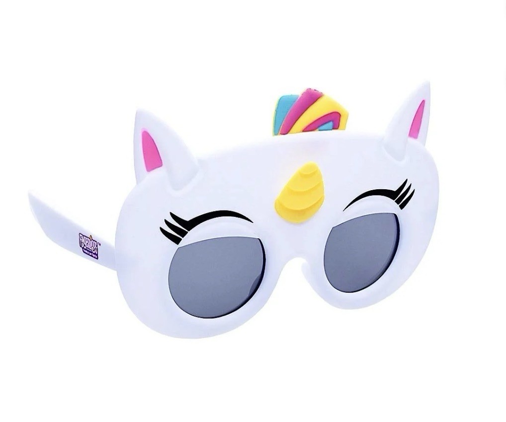 SUN-STACHES Kids Unicorn Sunglasses 100% UV Protection Fingerlings