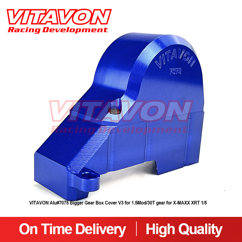 VITAVON CNC Bigger Gear Box Cover For 1.5Mod/30T Gear For XRT X-MAXX 1/5 5Colors