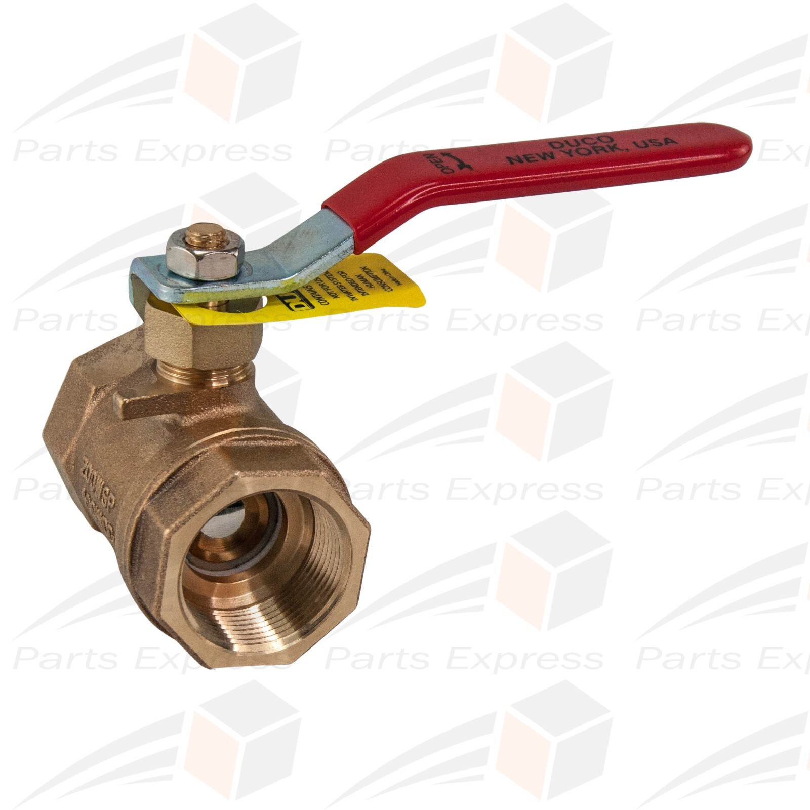 1-1/4" BRONZE BALL VALVE *200 WSP* FOR HIGH PRESSURE STEAM SERVICE, #80
