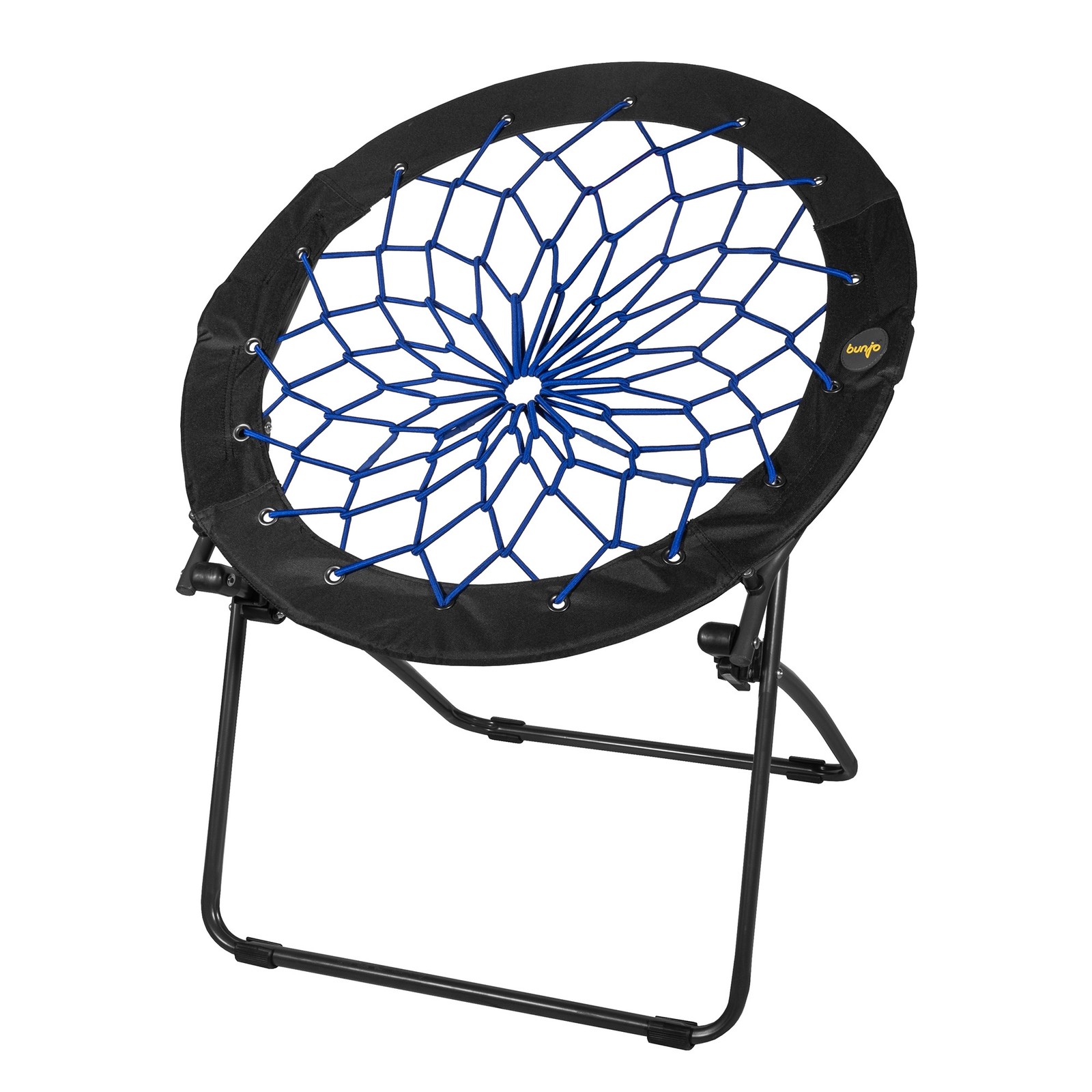 Zenithen Foldable 29” Bunjo Bungee Chair, Indigo (Pack of 1)