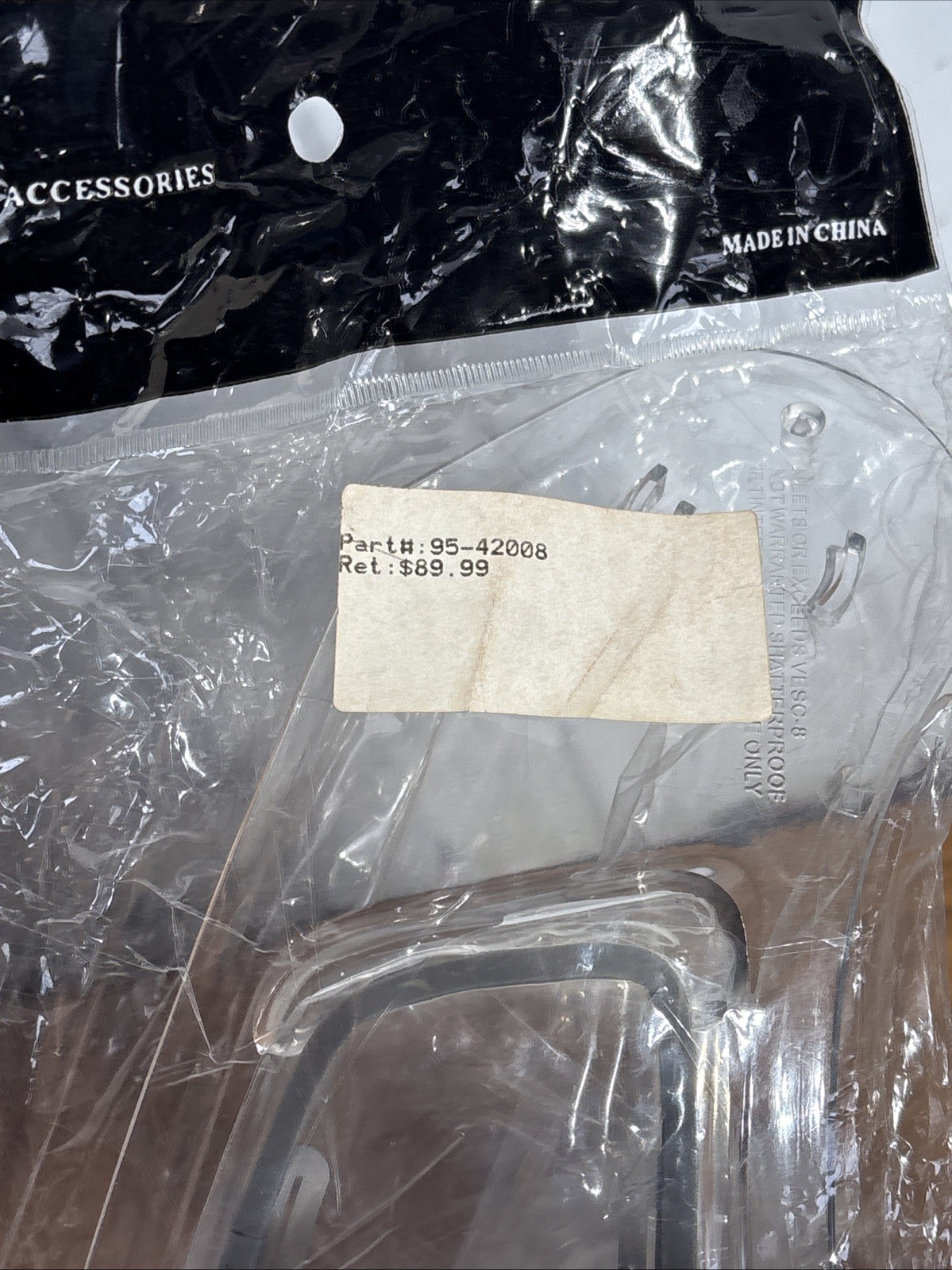 Vega V-Star Snowmobile Helmet Electric Heated Lens Replacement 95-42008 Nos