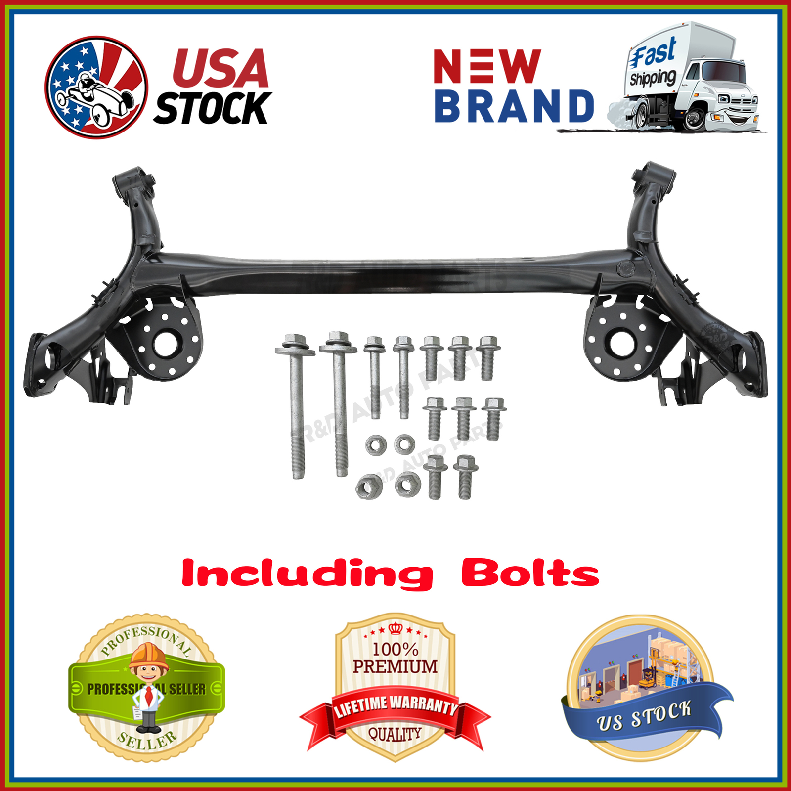 Rear crossmember Subframe Axle for Toyota PriusC 12-18 Yaris 05-16 Scion XD07-14