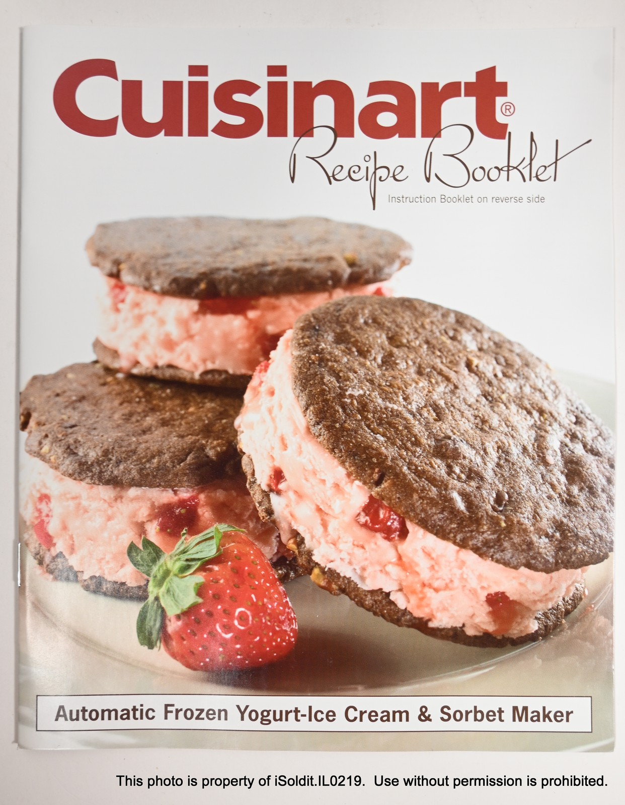 NEW NIB Cuisinart 1.5-qt Ice Cream Sorbet Frozen Yogurt Maker Machine, White