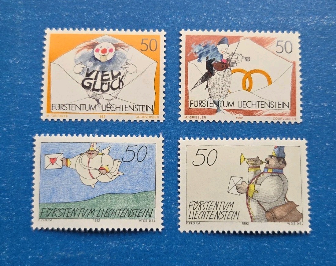 Liechtenstein Stamps, Scott 981-984 Complete Set MNH